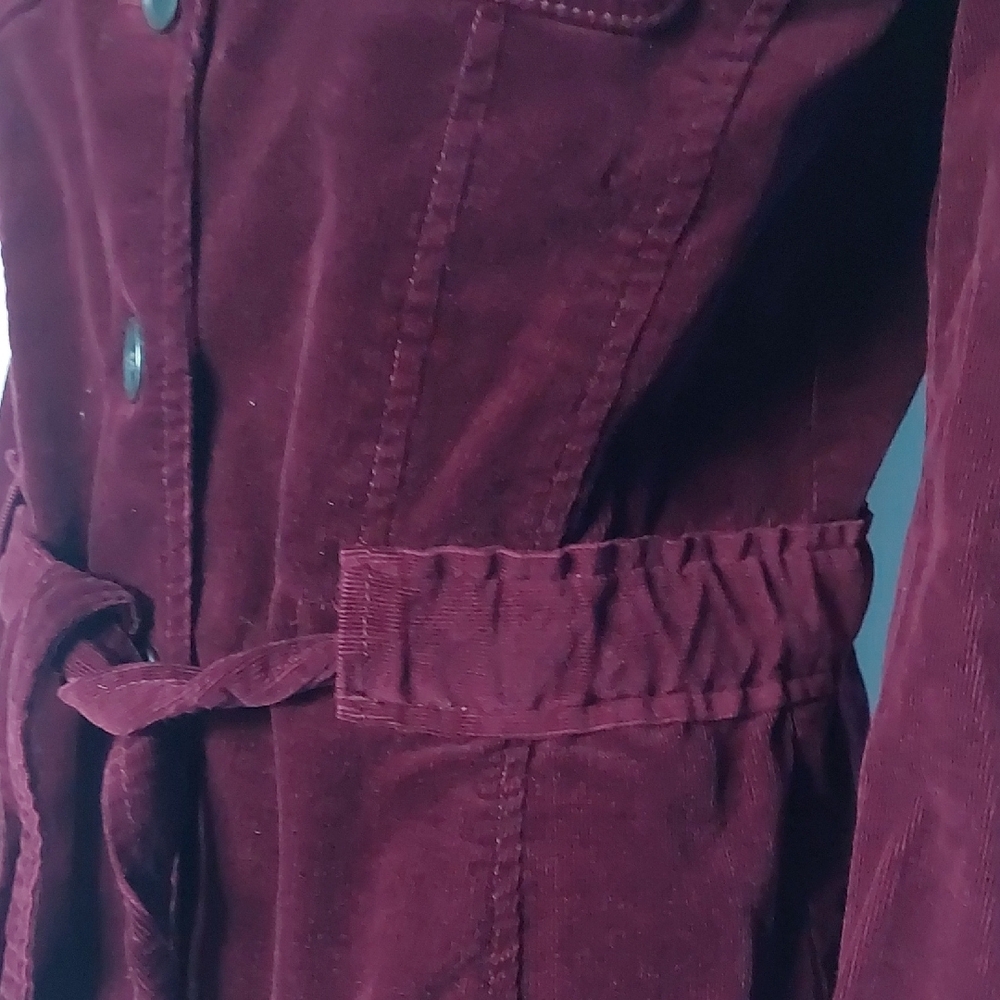 LOFT‎  Women's Burgundy Jacket  Size 8 - Picture 4 of 10